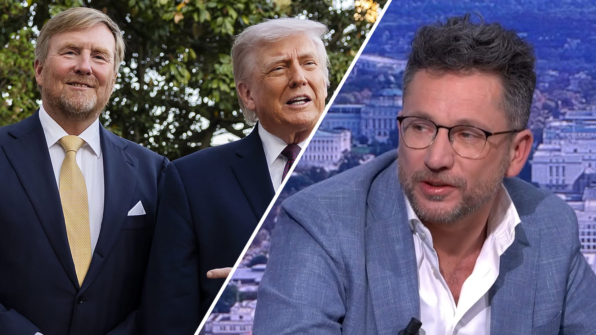 Koningspaar logeert bij Trump tijdens oorlog met Iran