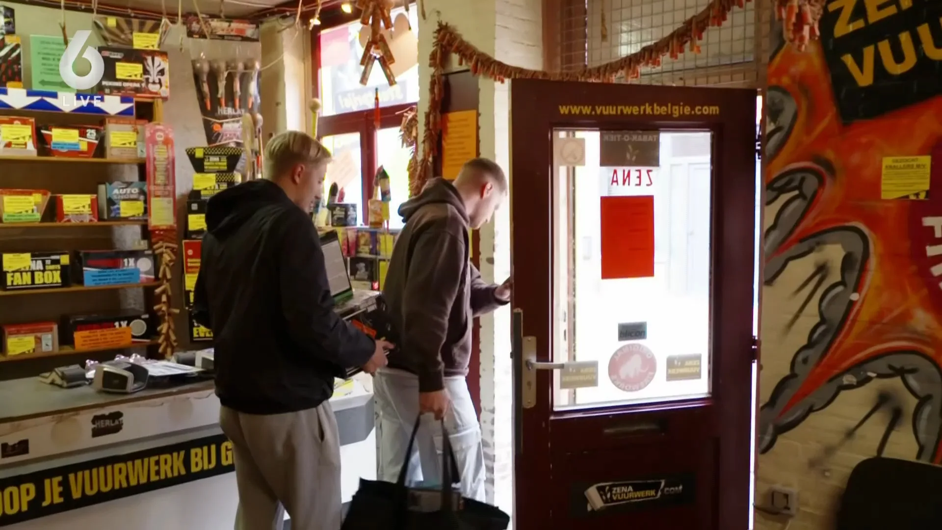 Veel Nederlanders naar België voor vuurwerk