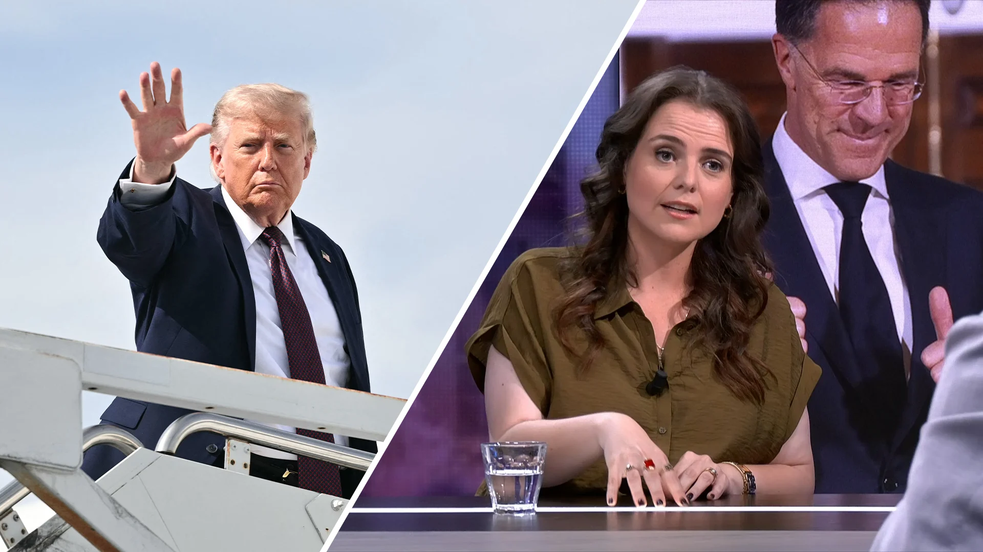 NAVO onder druk: Rutte in gesprek met Trump