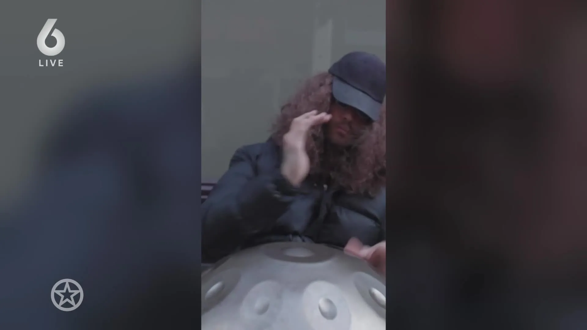 Dave Roelvink aan de slag als straatmuzikant