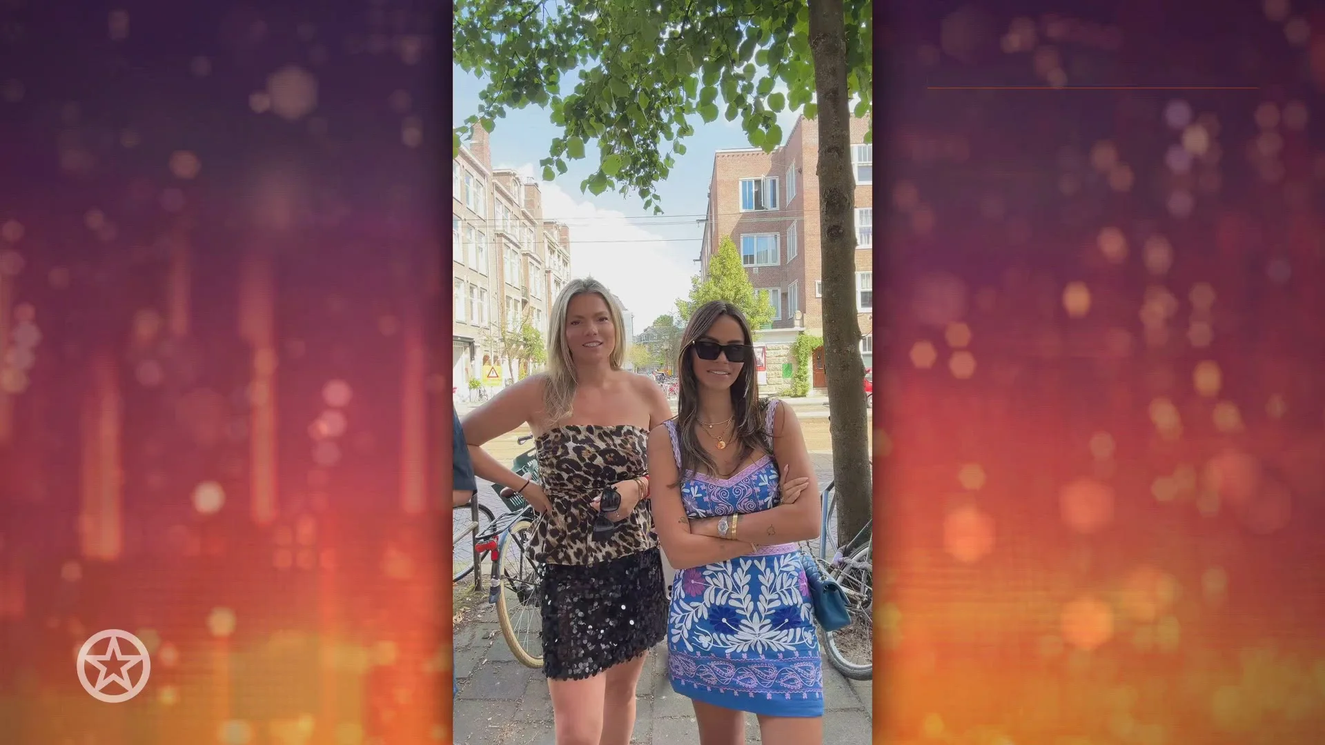 Monica showt James aan volgers