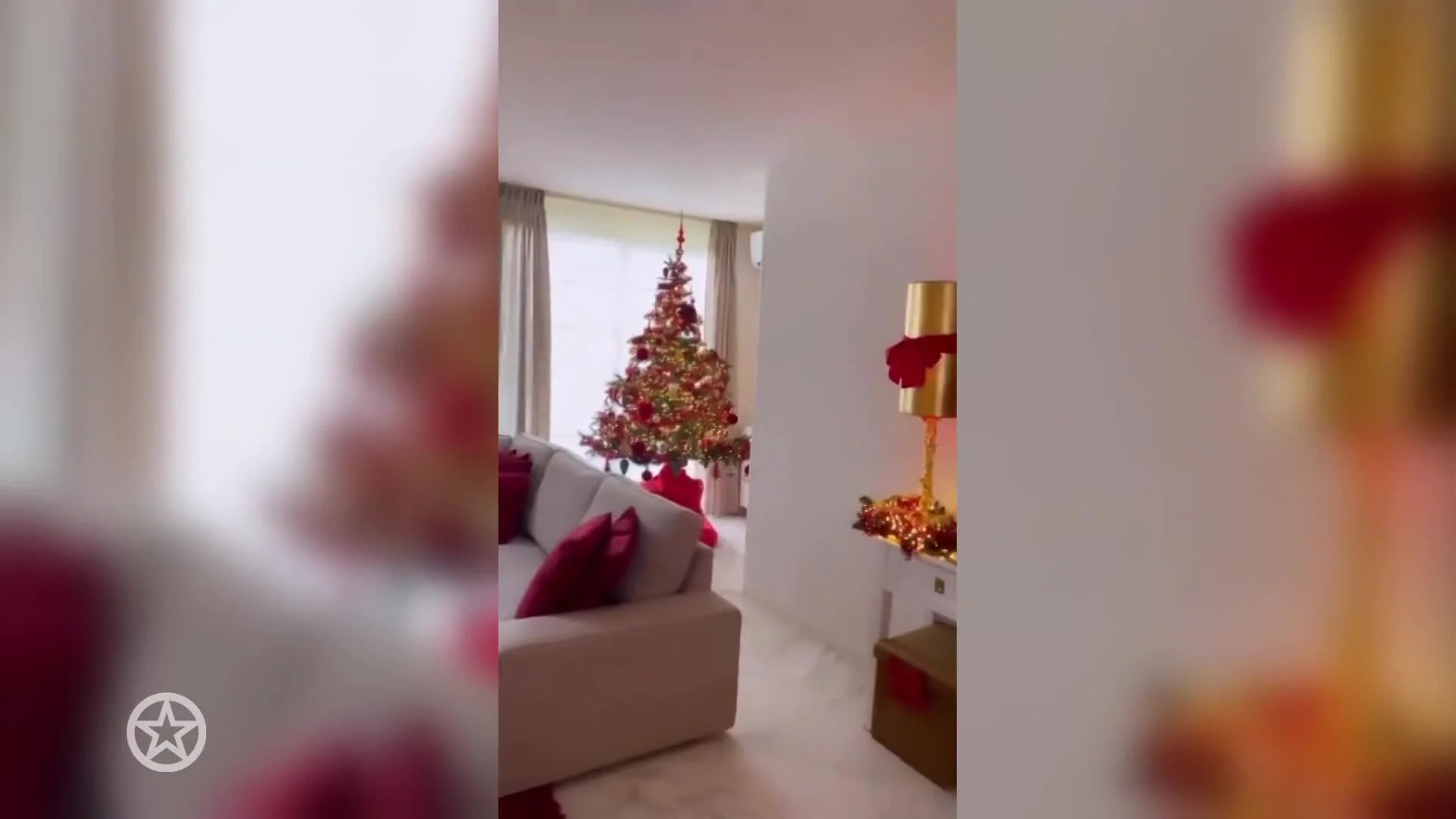 Rachel Hazes showt kerstinterieur