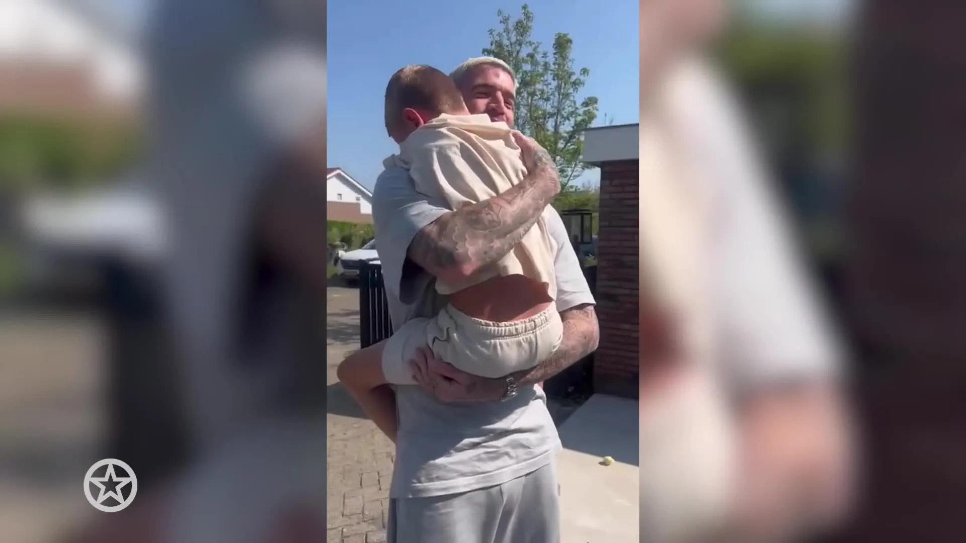 Lars Veldwijk herenigd met zoontje