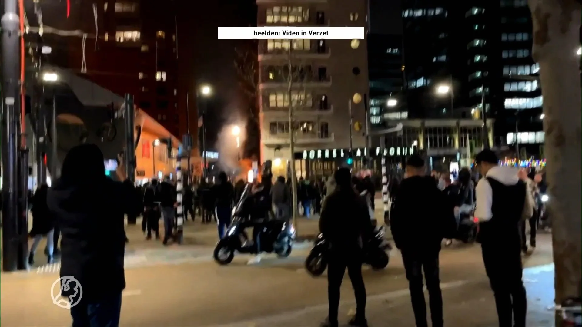 Protest Rotterdam mondt uit in chaos: zeker twee gewonden door politiekogels