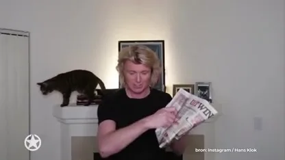 ZIEN: Hans Klok verbluft volgers met illusie!