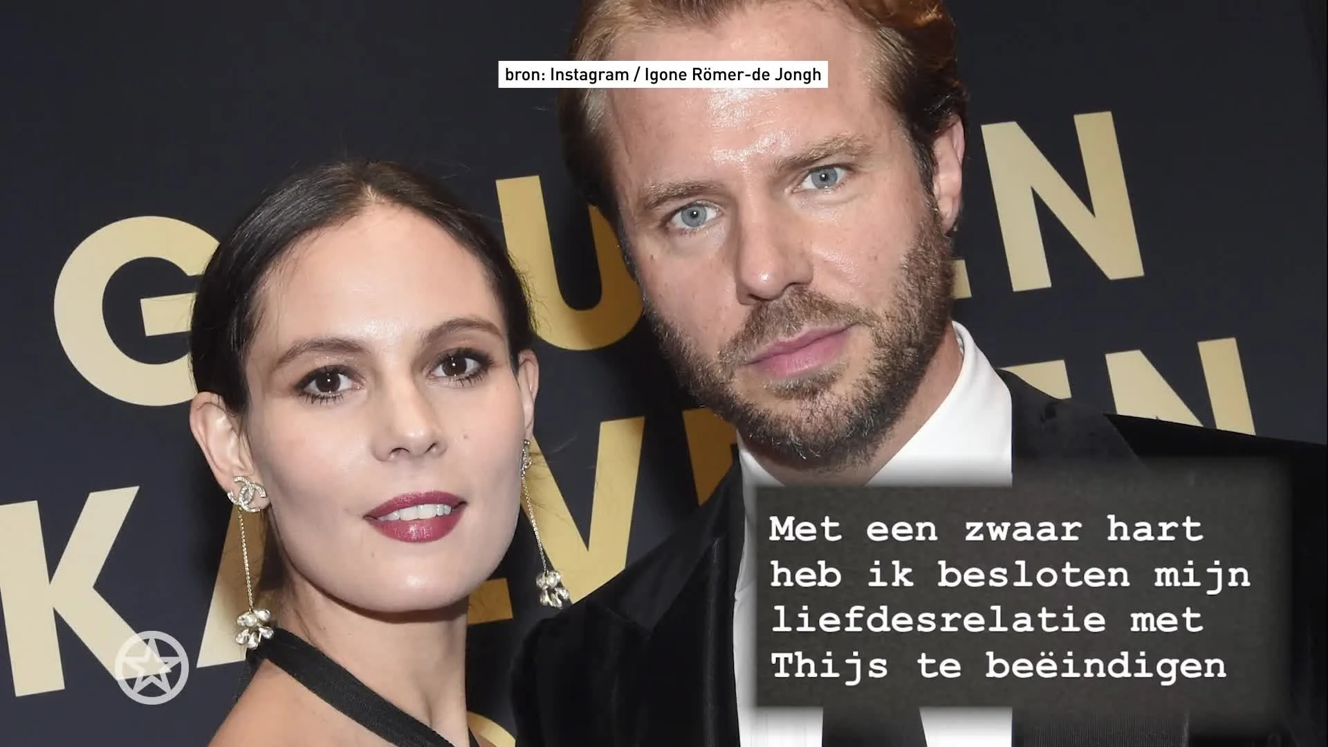 Thijs Romer en Igone uit elkaar