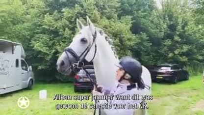 Flinke domper voor Britt Dekker