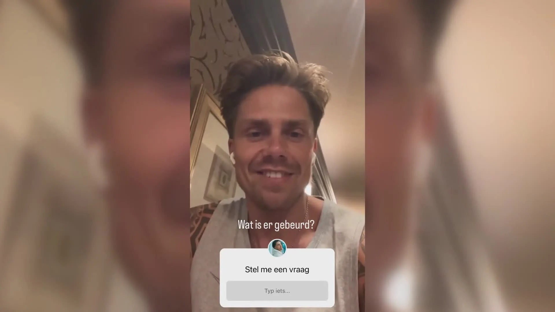 Pijnlijke blessure voor André Hazes