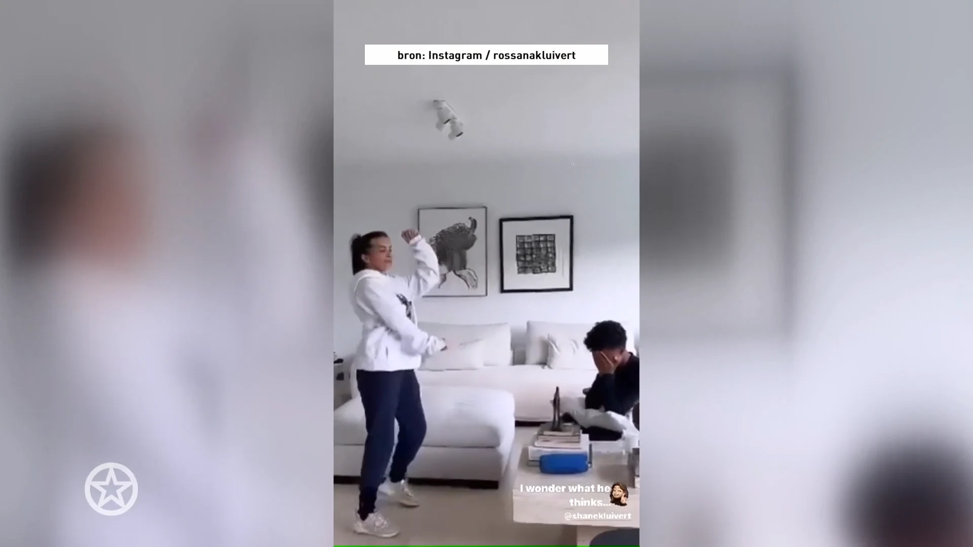 Rossana Kluivert gooit de heupen flink los