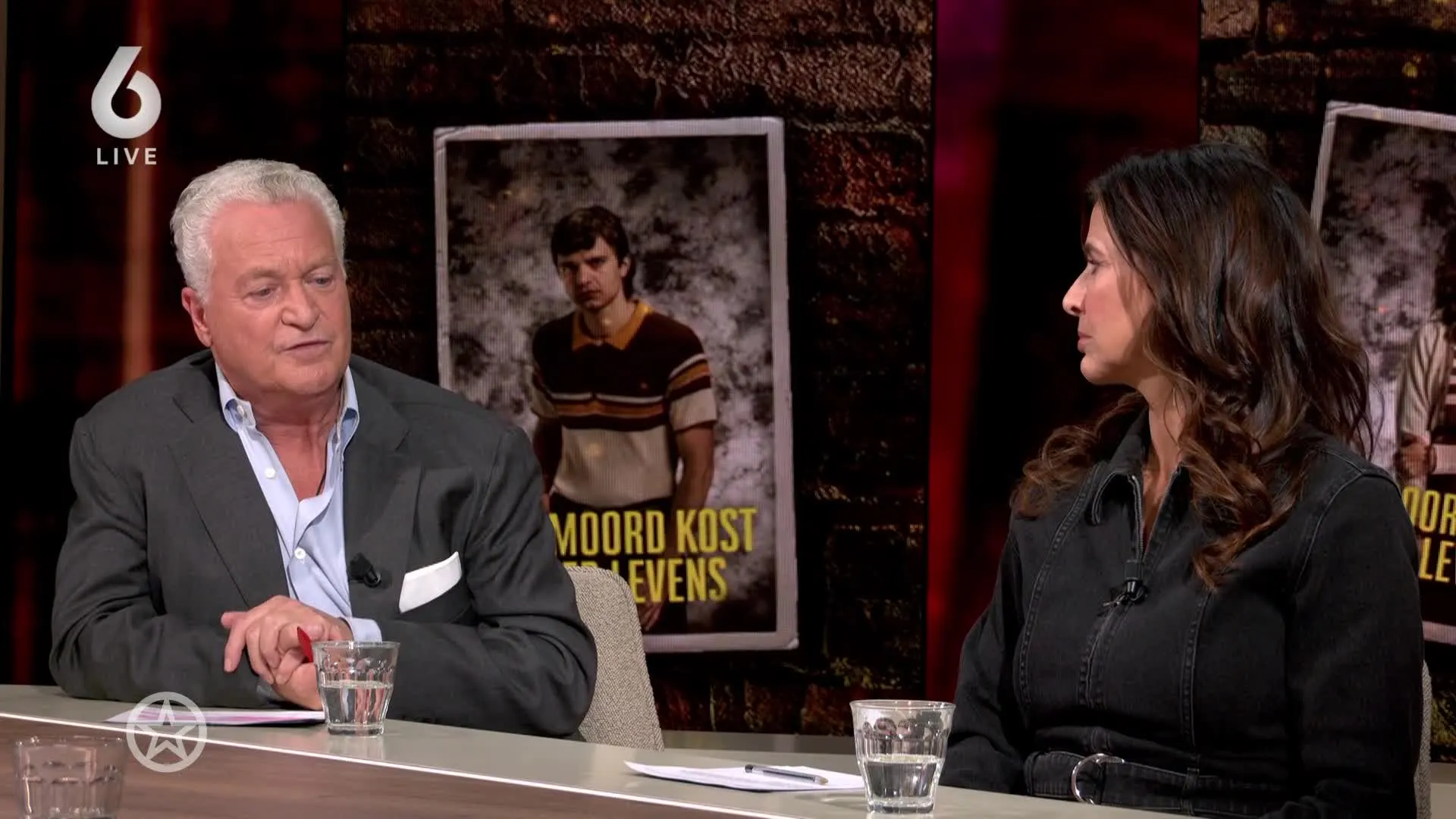 Shownieuws-tafel over serie gemaakt naar een boek van Peter R.