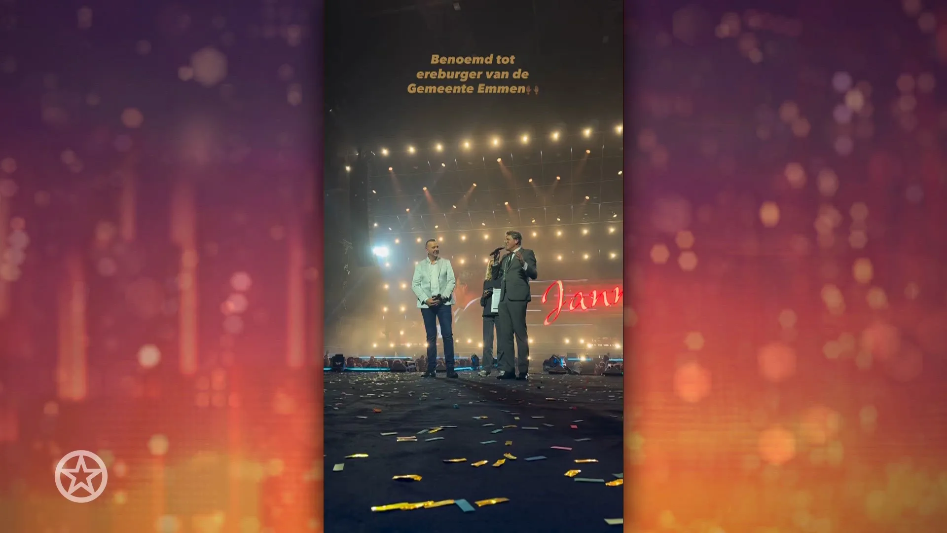 Jannes benoemd tot 'ereburger' in Emmen