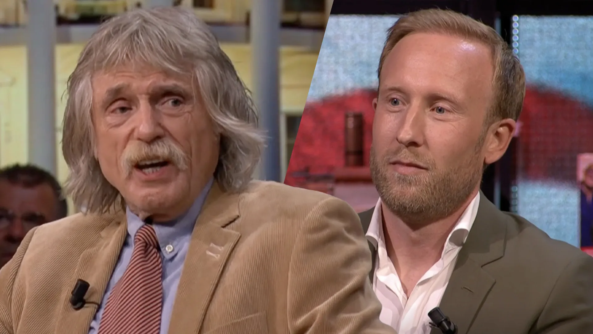 Johan hoort dat Raymond Mens in gesprek gaat met Tim Hofman: 'Heel onverstandig!'
