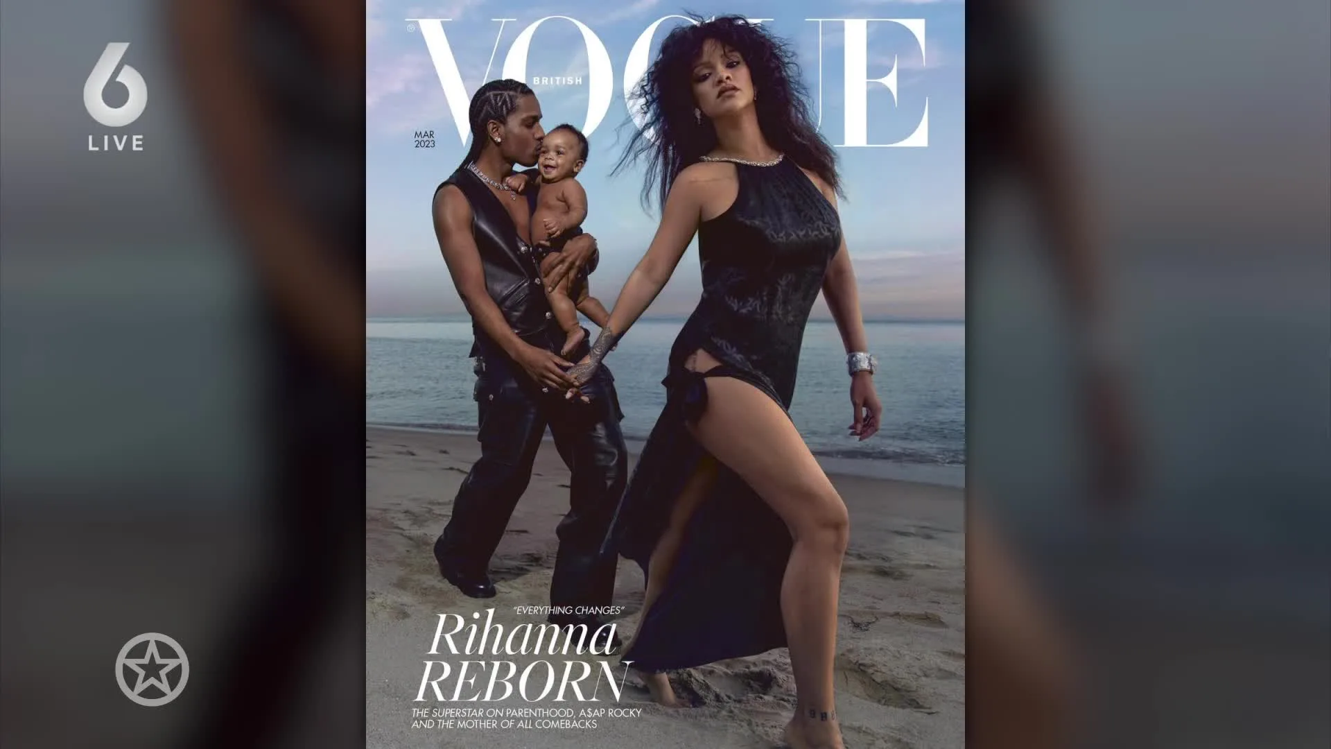 Rihanna schittert op de Vogue