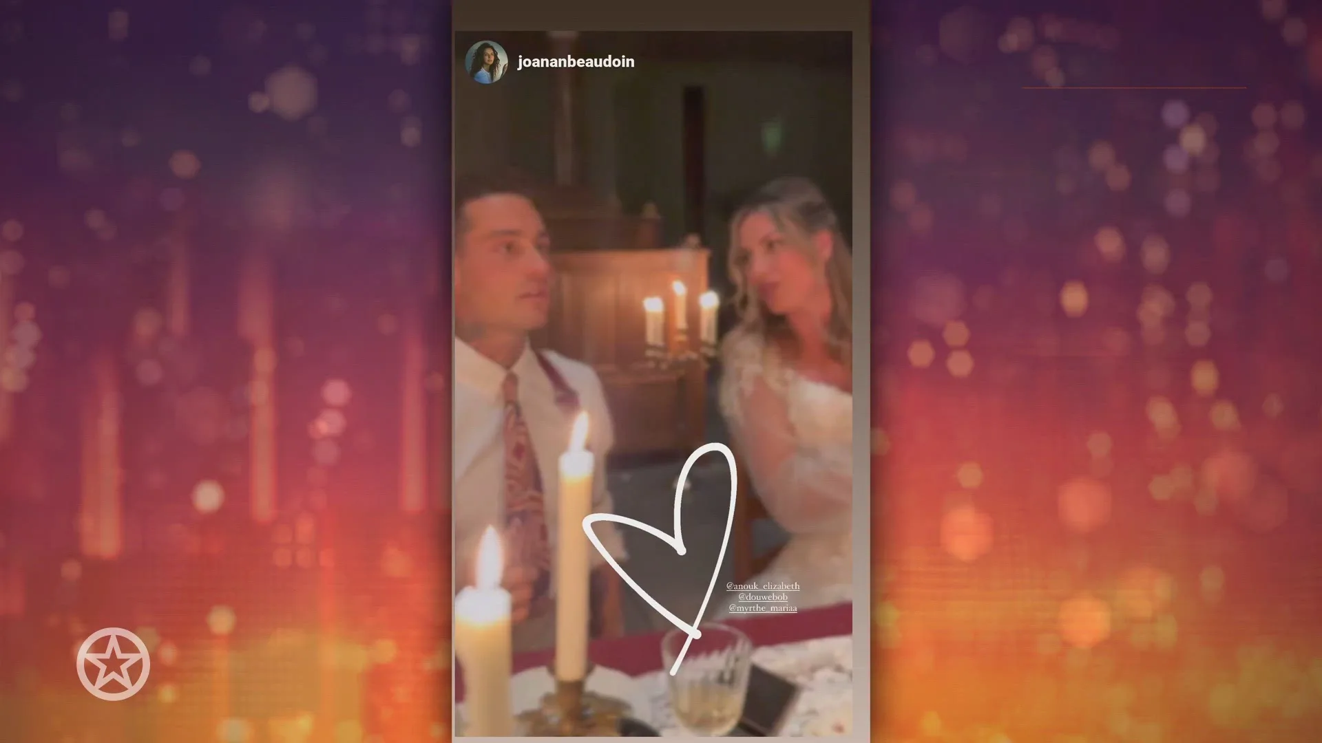 Eerste beelden huwelijk Douwe Bob