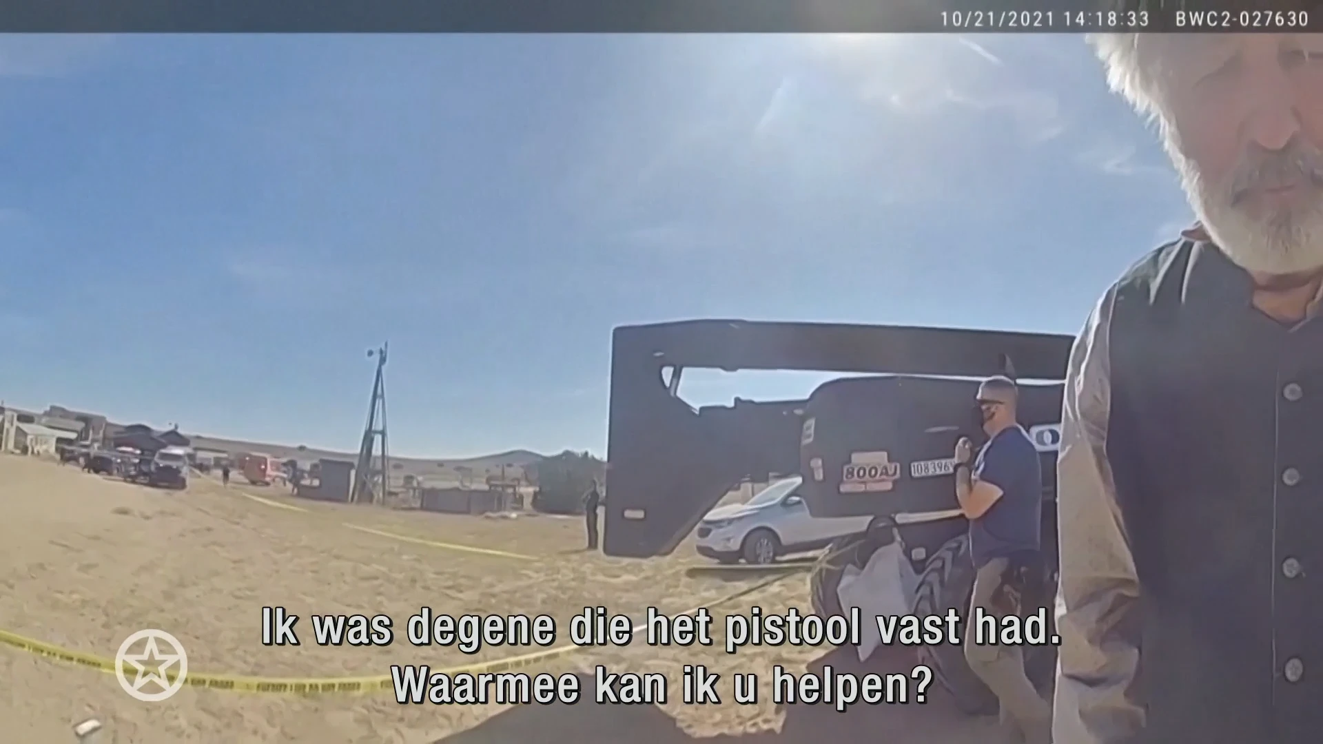 Heftige beelden van schietpartij op filmset Rust