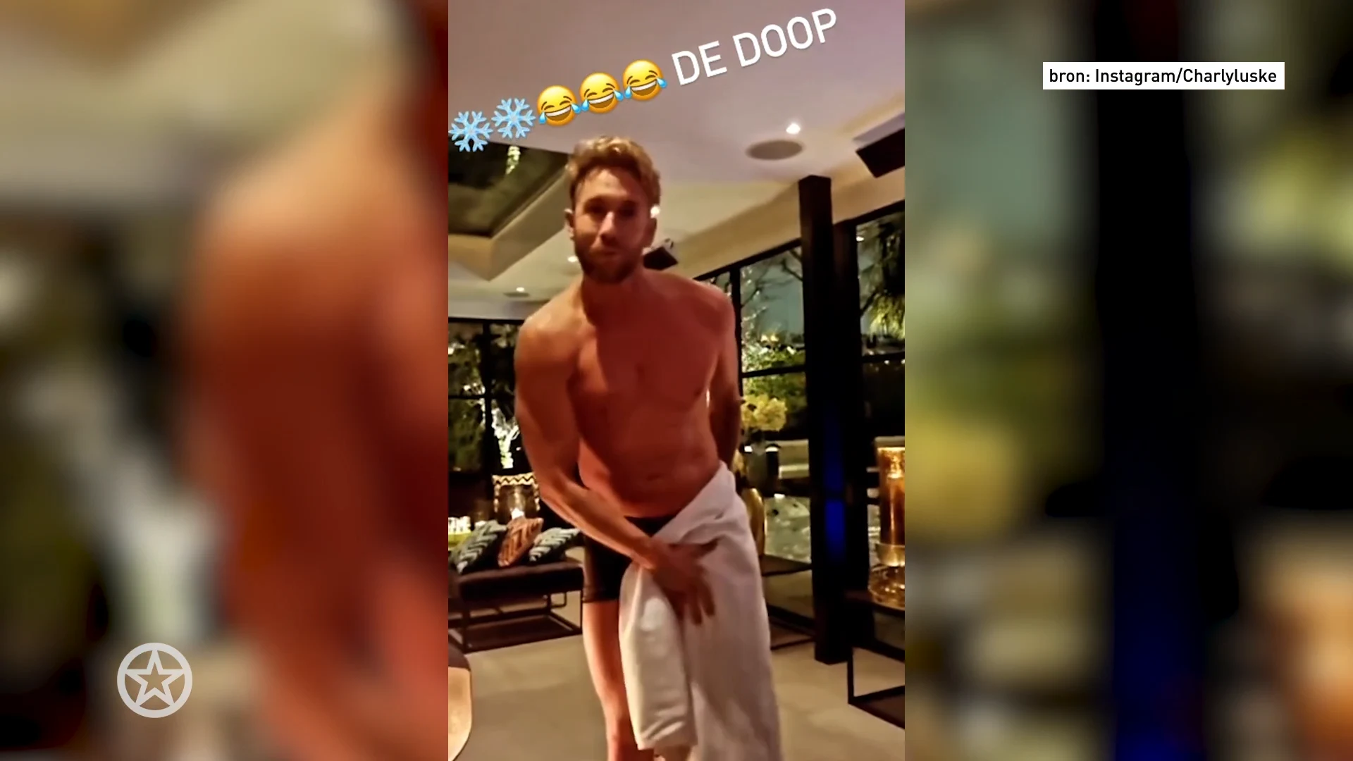 Sexy Charly Luske toont sensuele kant