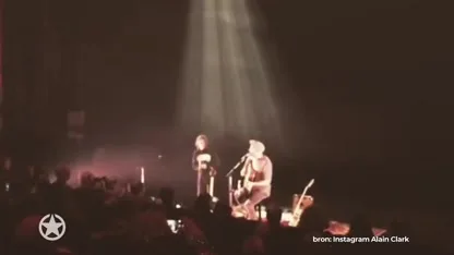 Een heel bijzonder moment voor Alain Clark