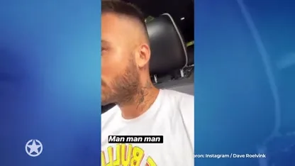 Dave Roelvink laat flinke snijwond zien