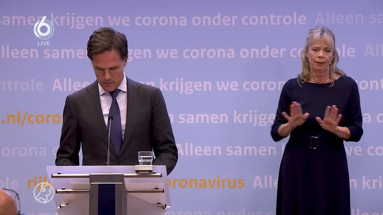 Rutte kondigt 'gedeeltelijke lockdown' aan: forse maatregelen