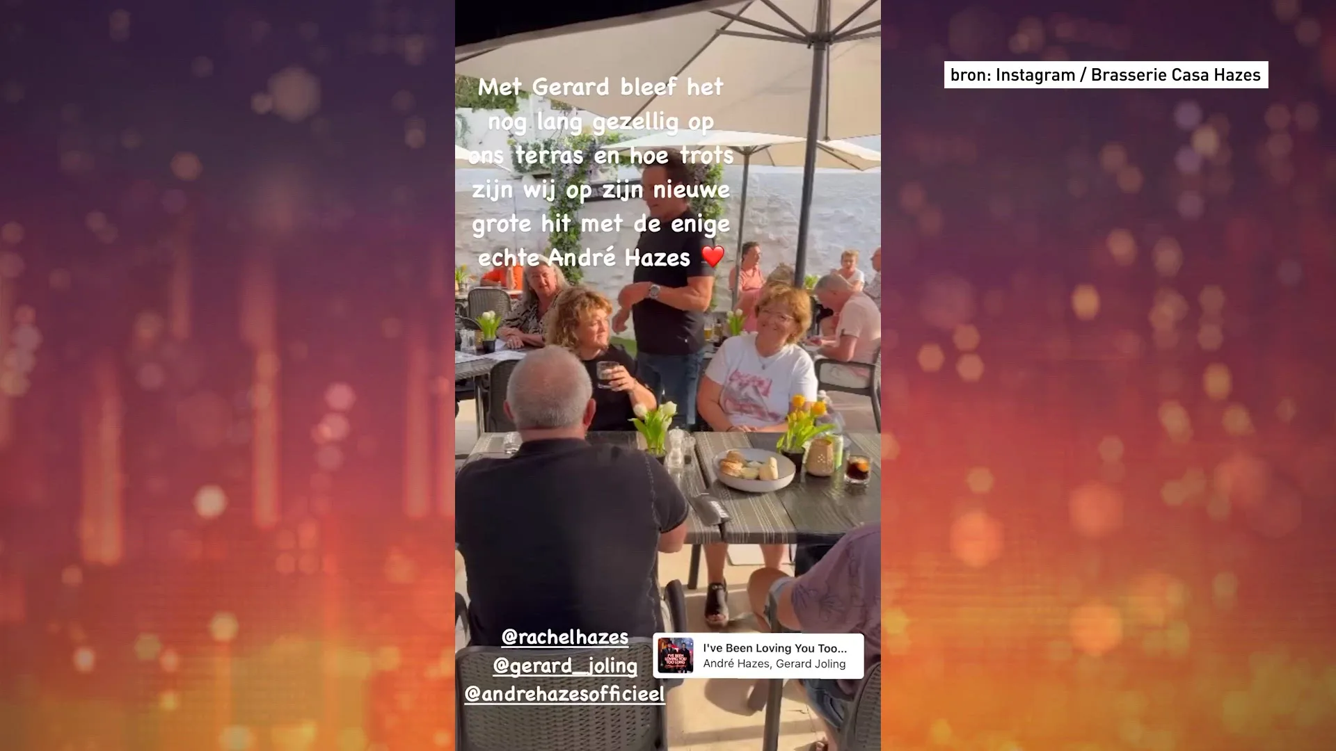 Gerard Joling zoekt Rachel op in brasserie Casa Hazes