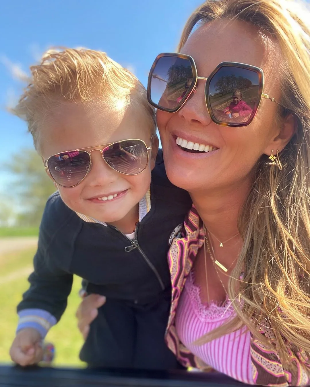 Monique dagje op pad met André Junior