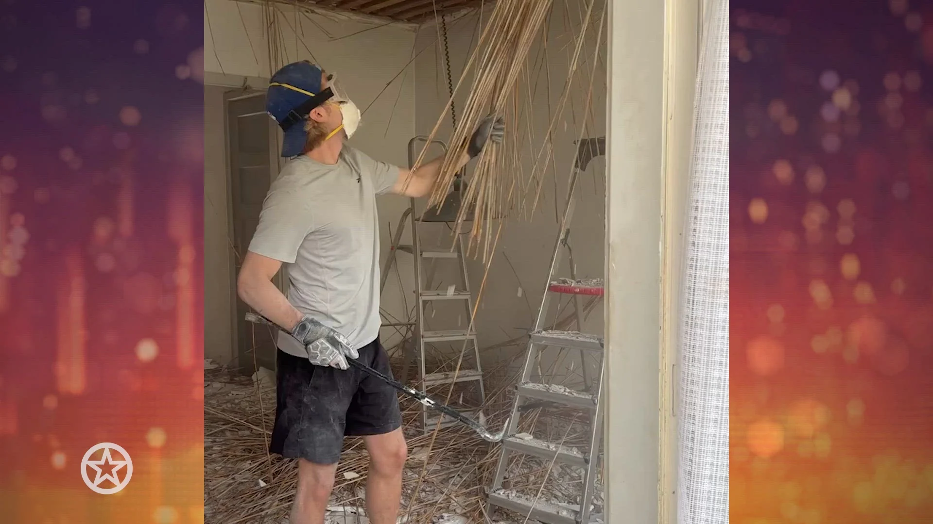 Kaj van der Voort is huis aan het verbouwen