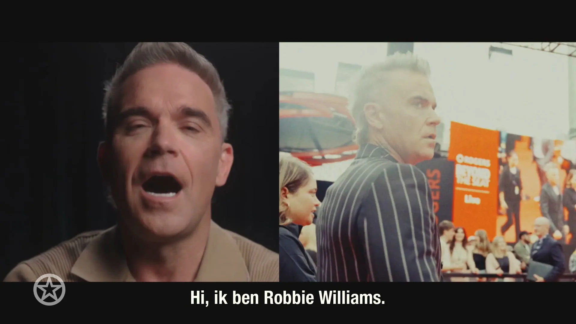 Eerste beelden biopic Robbie Williams