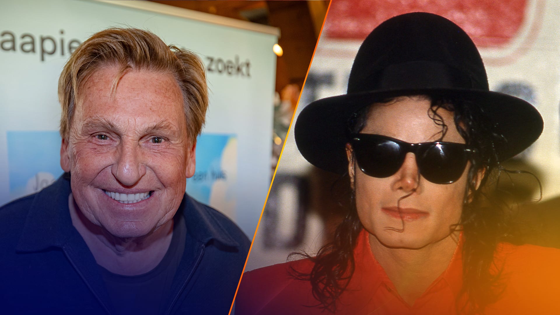 Henny Huisman stond op het podium met Micheal Jackson