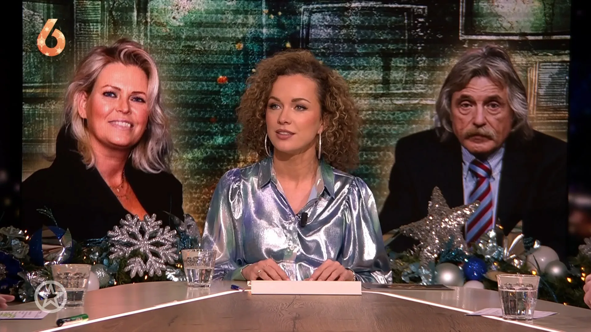 Het botert niet tussen Johan Derksen en Antoinnette Scheulderman