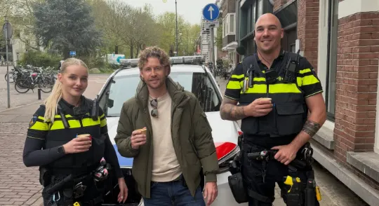 Hartverwarmende steun voor agent Maikel na heftig ongeval