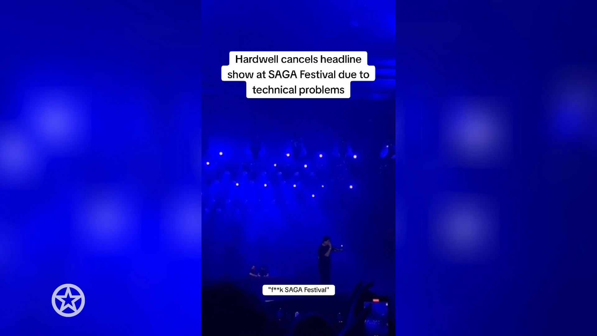 Hardwell woedend op festival