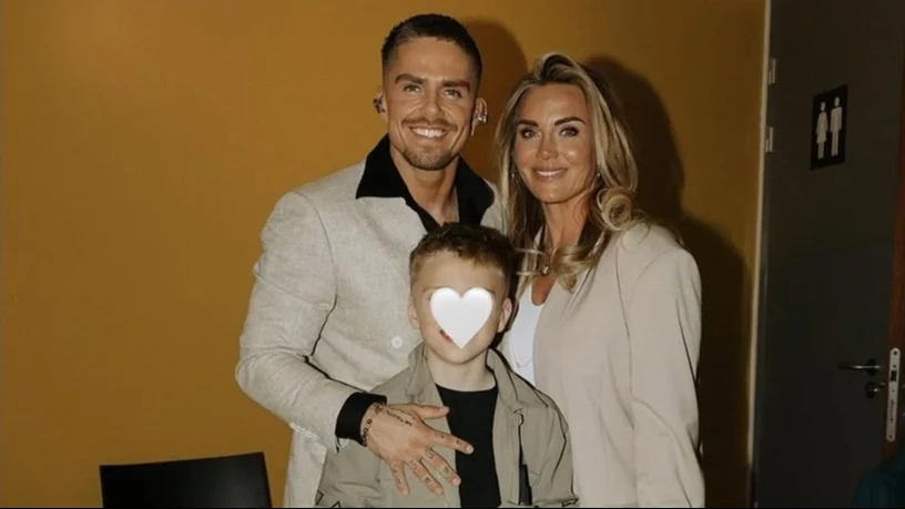 André Hazes en Monique Westenberg emotioneel om jarige zoon