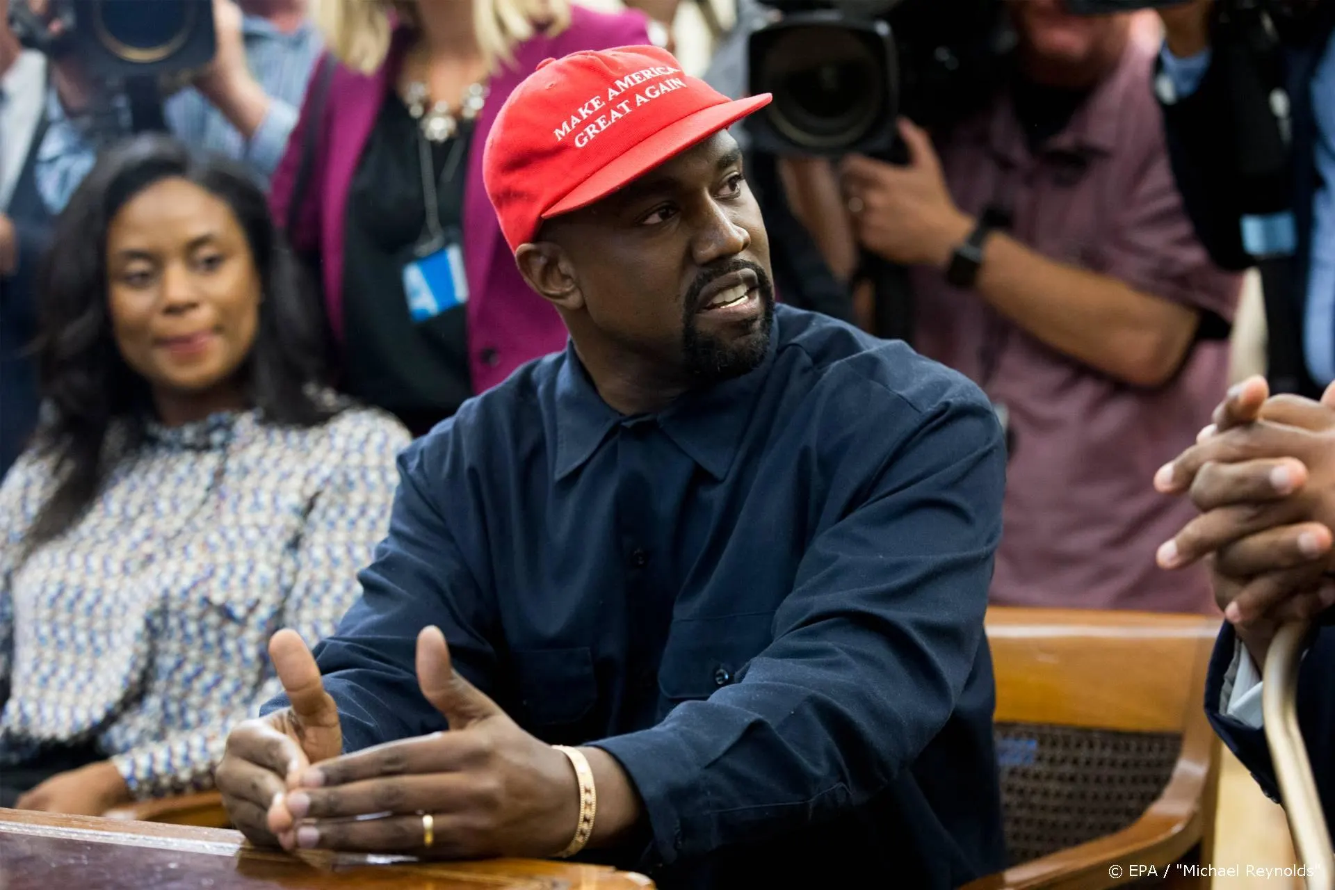 Kanye West stemt voor het eerst op Trump