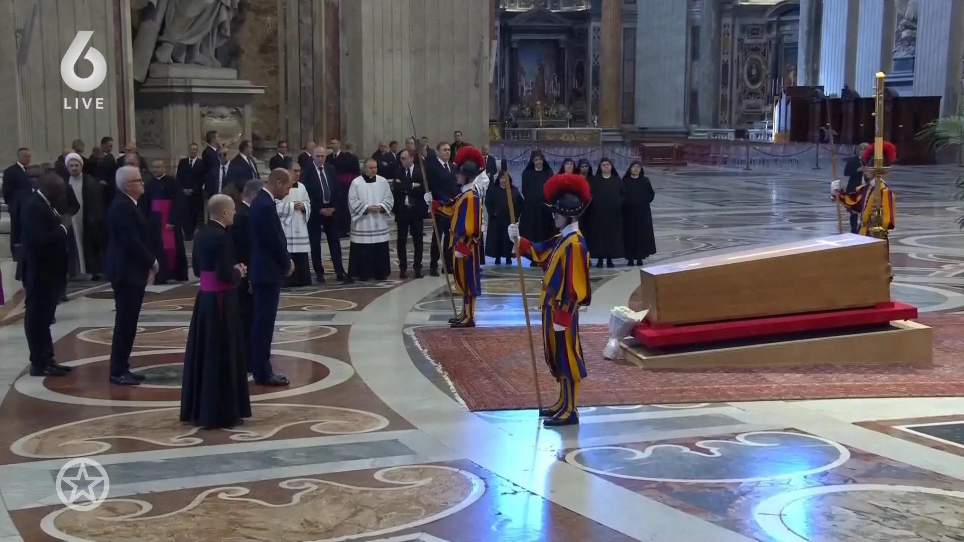 De uitvaart van Paus Franciscus