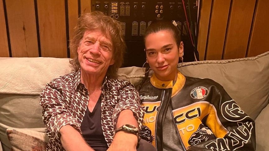 Dua Lipa en Mick Jagger duiken samen de studio in