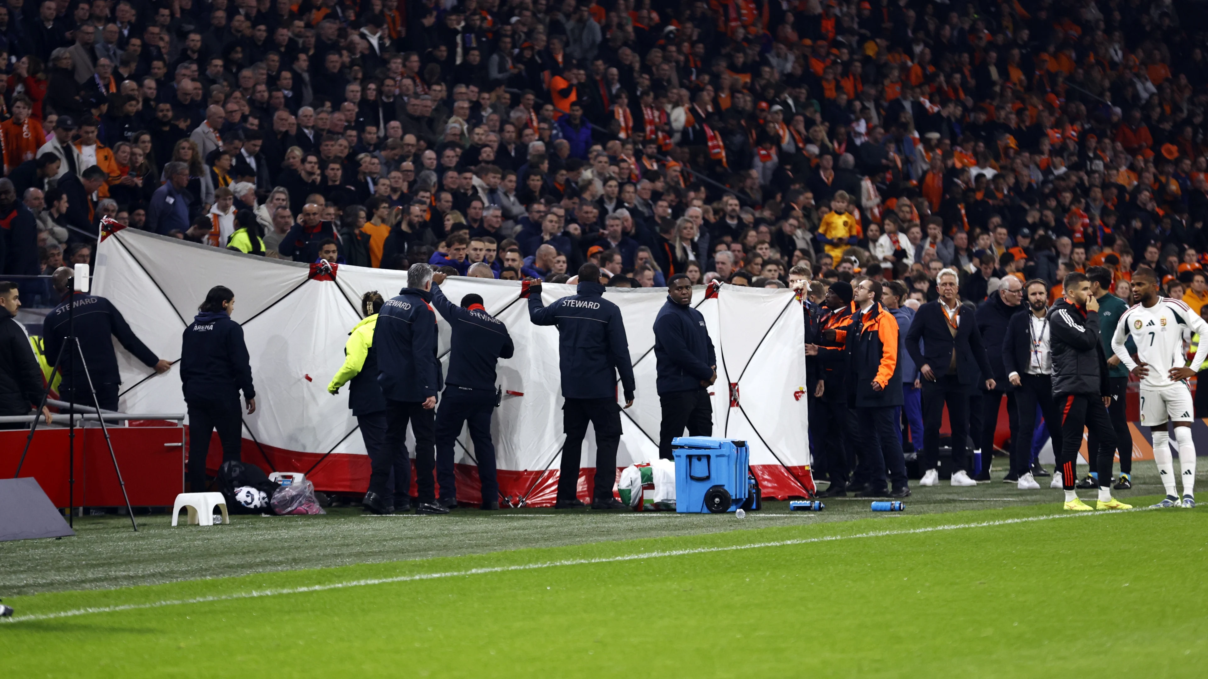 Duel Oranje onderbroken geweest om medische redenen