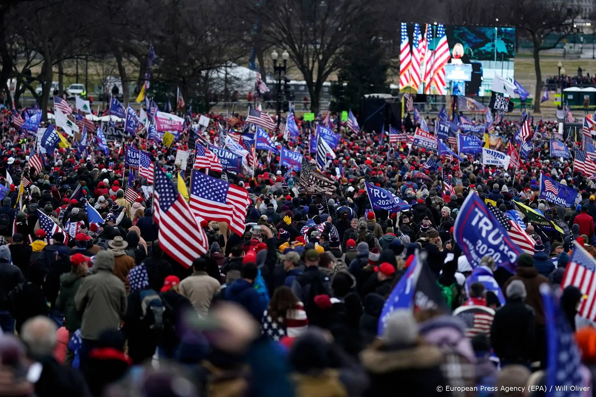 Sterren kijken met verbazing naar Capitool-bestorming