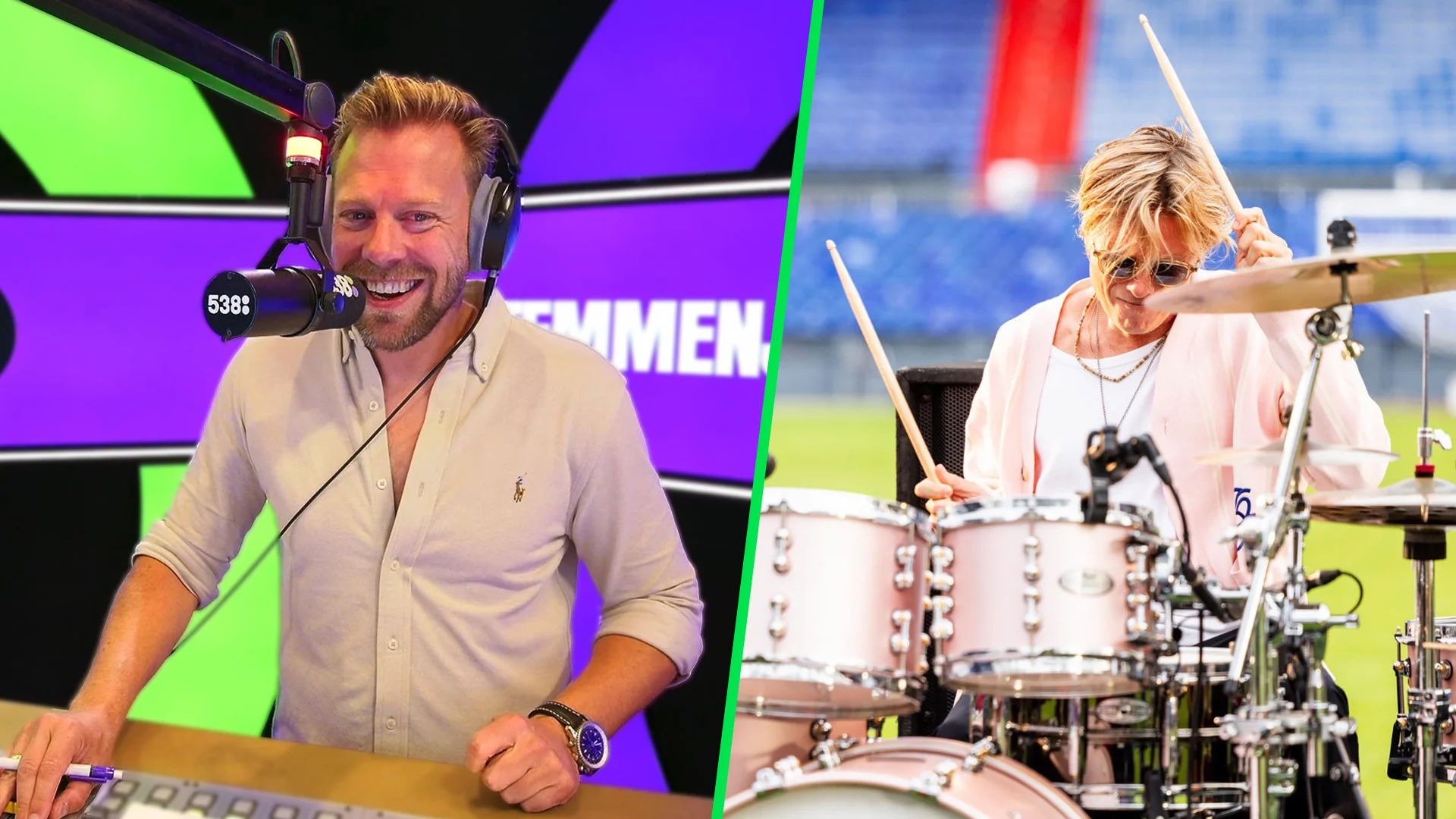 Jamie Westland: 'Ik heb al 4 maanden geen drumstok in mijn handen gehad' (Radio 538)