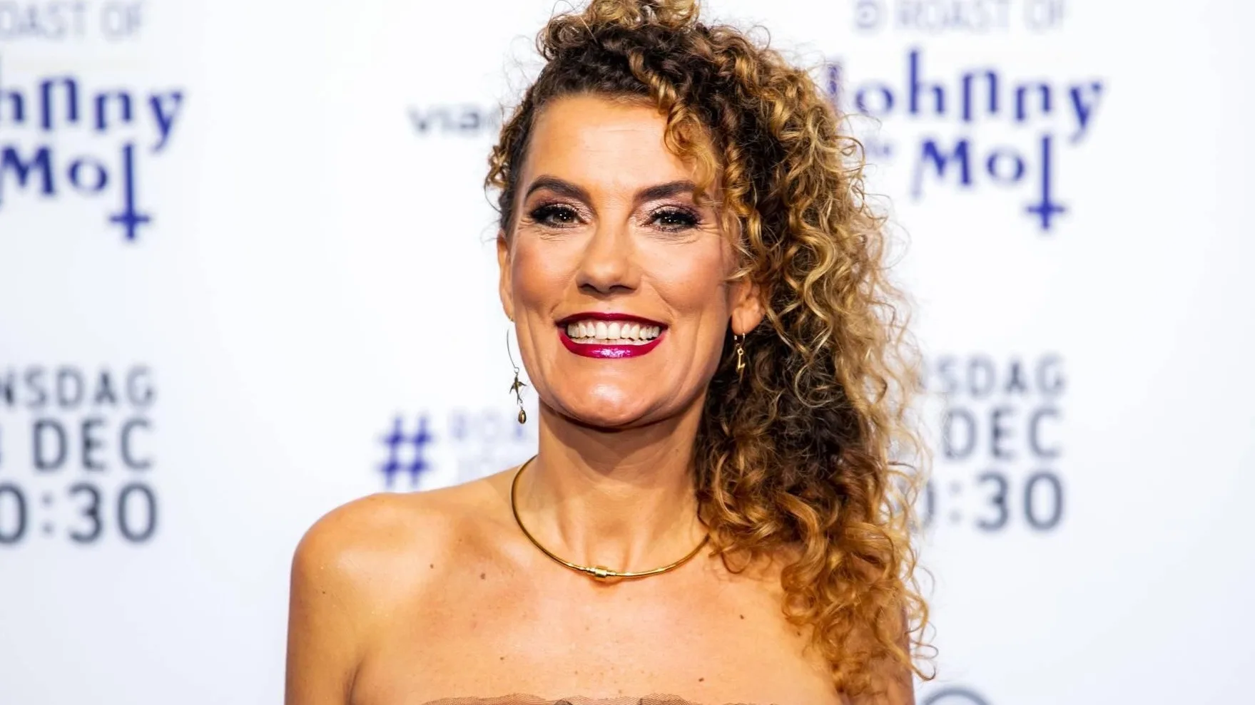 Zien: Tatum Dagelet herenigd met 'papa' Huub Stapel