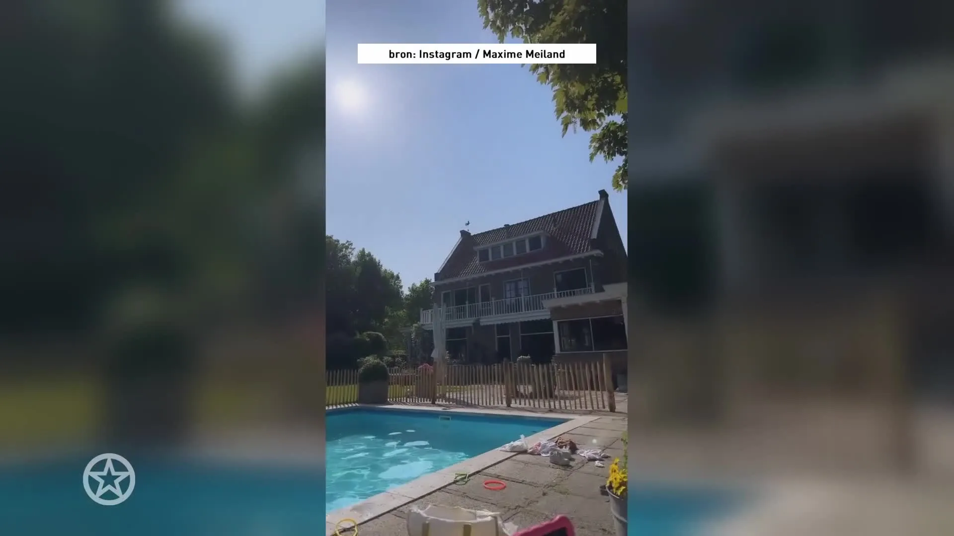 Maxime Meiland geniet met dochters van het zonnetje