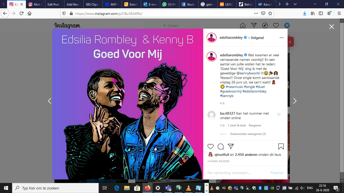 Edsilia en Kenny B over bijzondere samenwerking