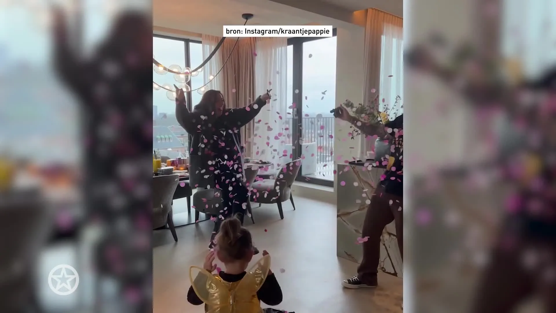 Kraantje Pappie onthult geslacht baby