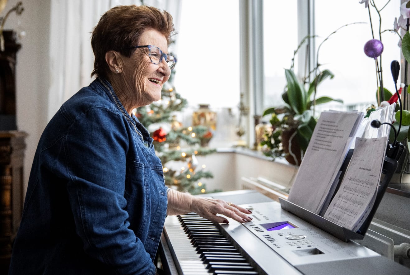 Orgel Joke in feeststemming