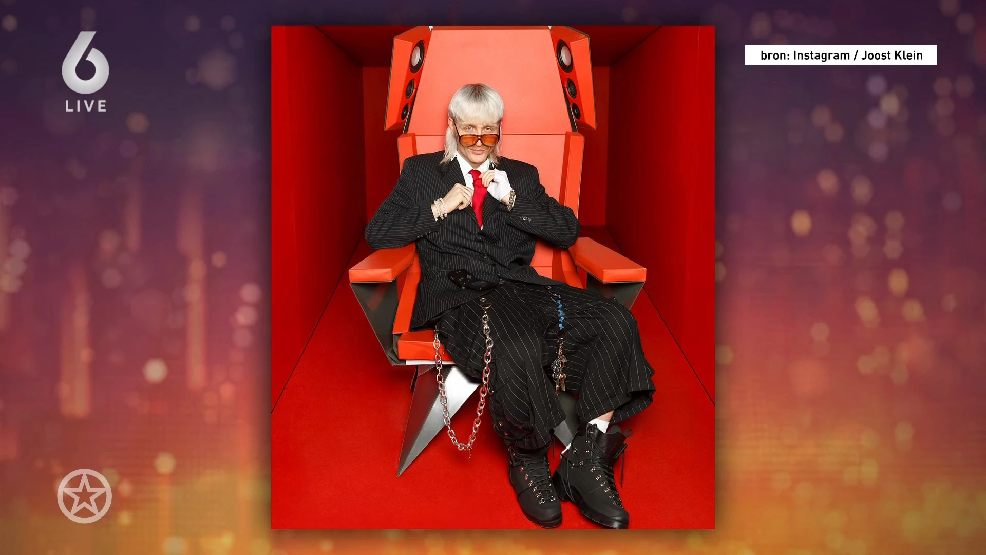 Joost Klein nieuwe coach in The Voice van Vlaanderen