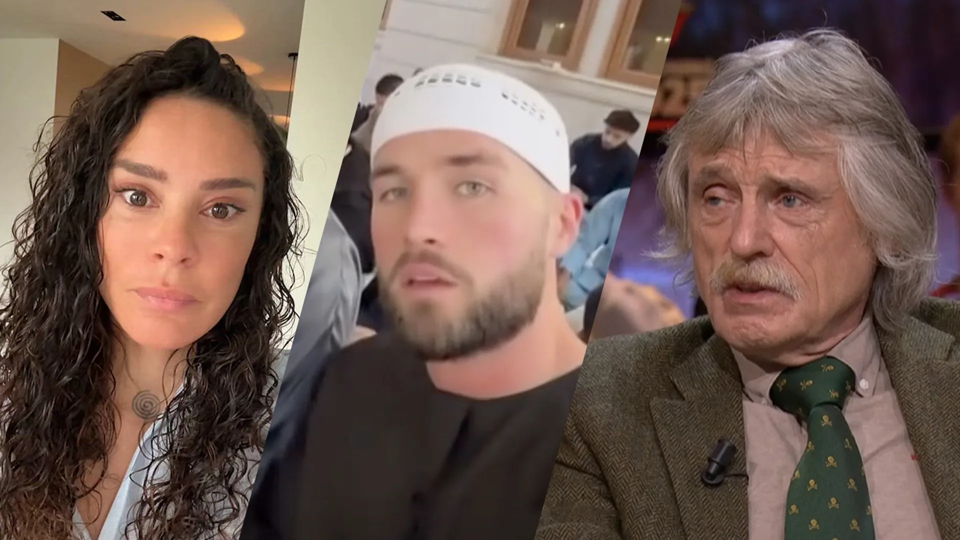 Johan Derksen reageert op cosmetische ingrepen Fajah Lourens en pelgrimstocht Donny Roelvink