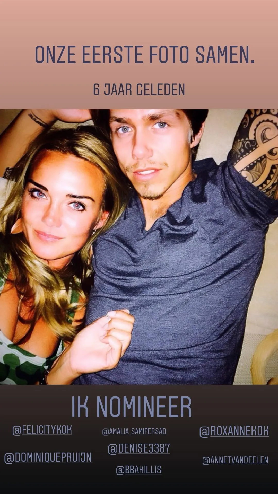 ZIEN: Dít is de eerste foto van André en Monique samen