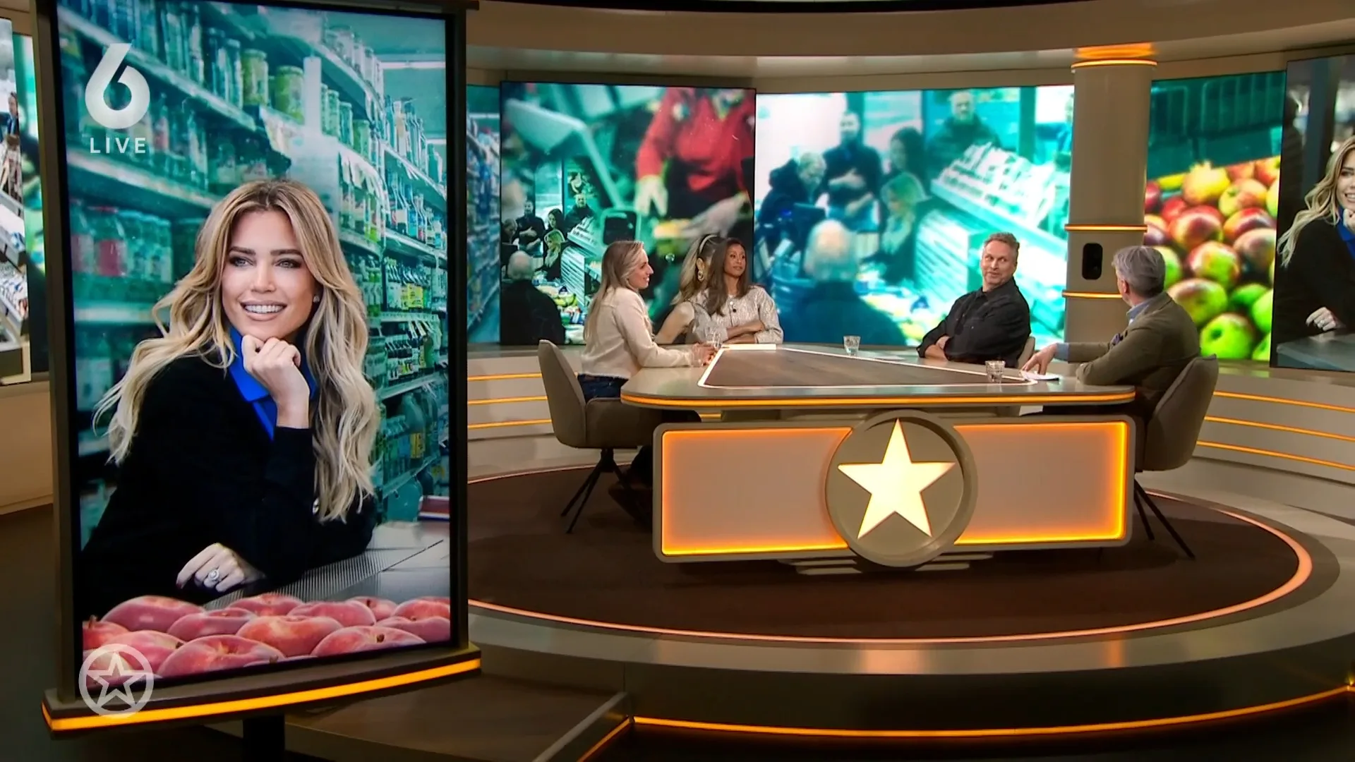 Sylvie Meis achter de kassa voor goed doel