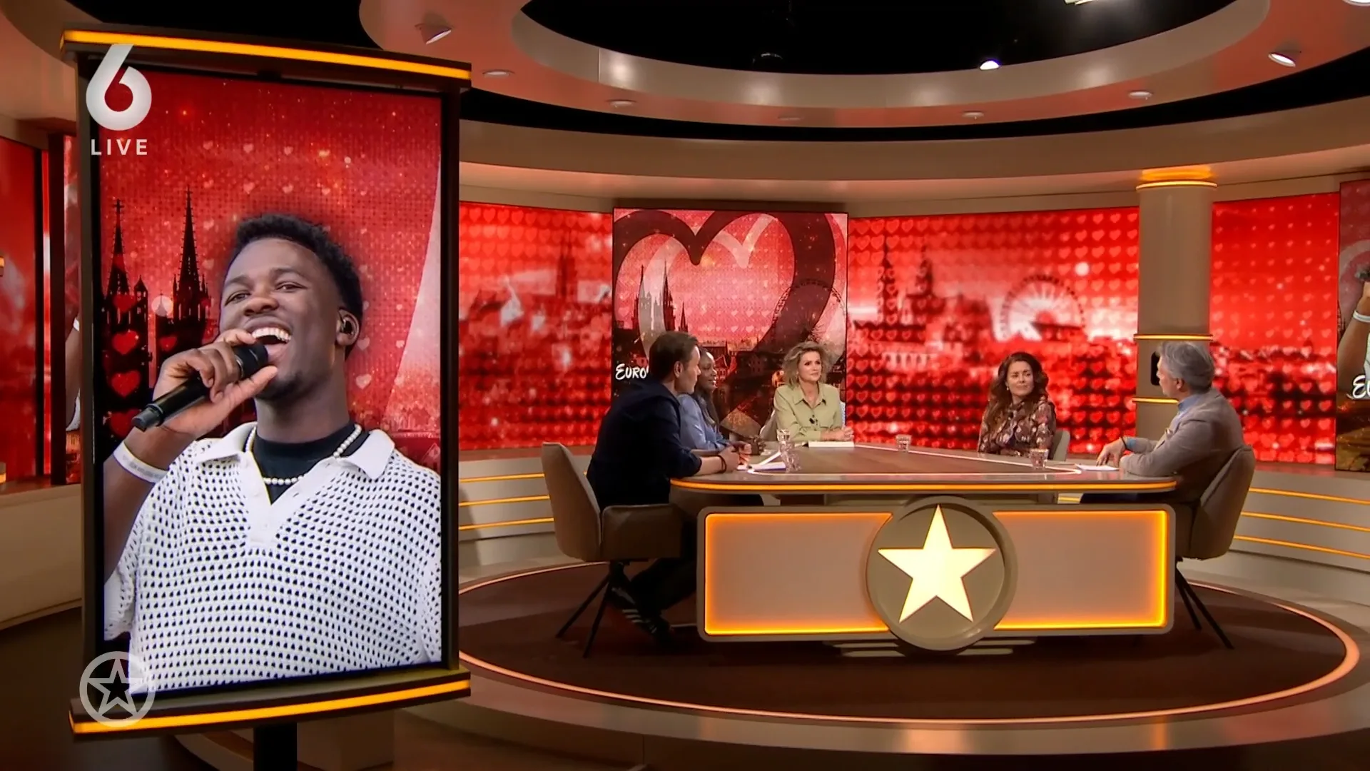 Live-optreden Claude 'niet geheel live'