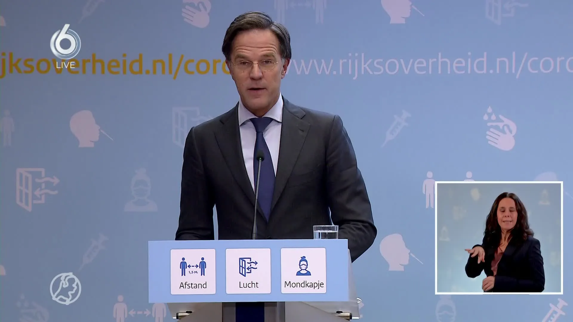 Premier Mark Rutte kondigt versoepelingen aan januari 2022