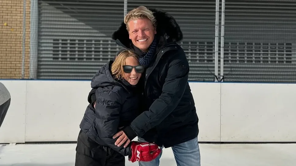 Groot nieuws voor Thomas Berge en zoontje